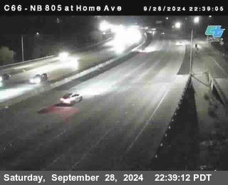 NB 805 at Home Ave (On Ramp)