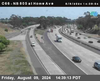 NB 805 at Home Ave (On Ramp)