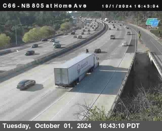 NB 805 at Home Ave (On Ramp)