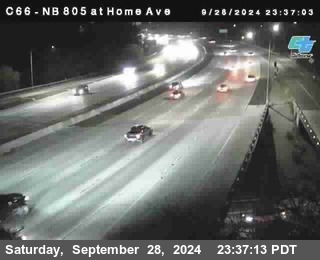 NB 805 at Home Ave (On Ramp)