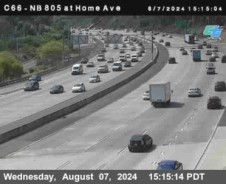 NB 805 at Home Ave (On Ramp)