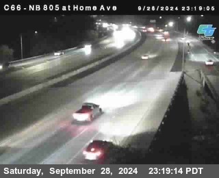 NB 805 at Home Ave (On Ramp)