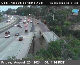 NB 805 at Home Ave (On Ramp)