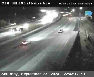 NB 805 at Home Ave (On Ramp)