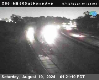 NB 805 at Home Ave (On Ramp)