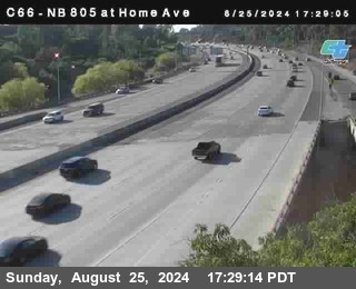 NB 805 at Home Ave (On Ramp)