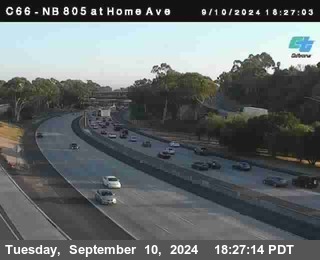 NB 805 at Home Ave (On Ramp)