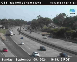 NB 805 at Home Ave (On Ramp)