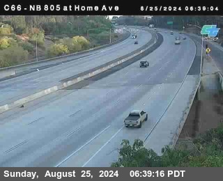 NB 805 at Home Ave (On Ramp)