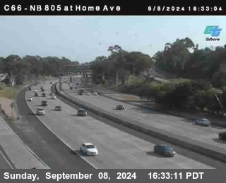 NB 805 at Home Ave (On Ramp)