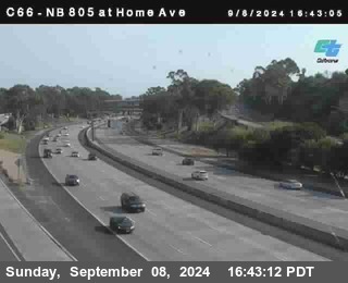 NB 805 at Home Ave (On Ramp)