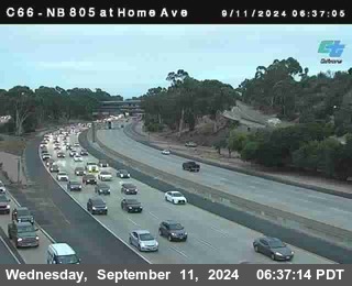 NB 805 at Home Ave (On Ramp)