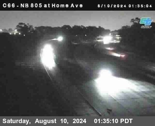 NB 805 at Home Ave (On Ramp)