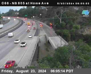 NB 805 at Home Ave (On Ramp)