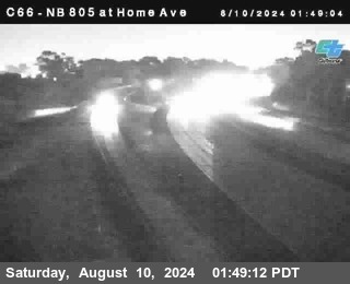 NB 805 at Home Ave (On Ramp)