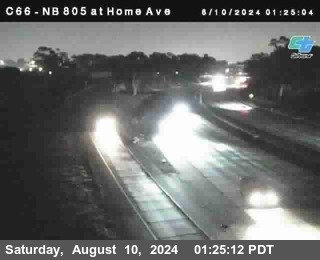 NB 805 at Home Ave (On Ramp)