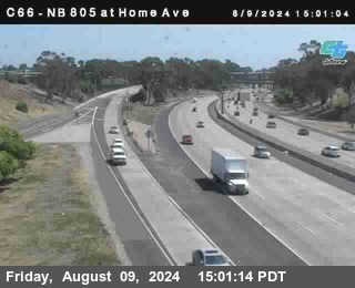 NB 805 at Home Ave (On Ramp)