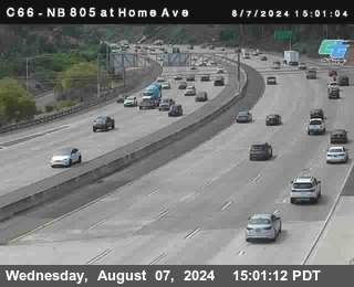 NB 805 at Home Ave (On Ramp)