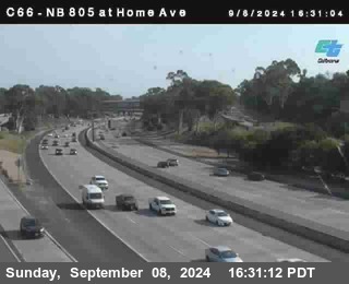 NB 805 at Home Ave (On Ramp)