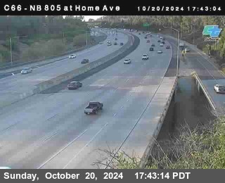 NB 805 at Home Ave (On Ramp)