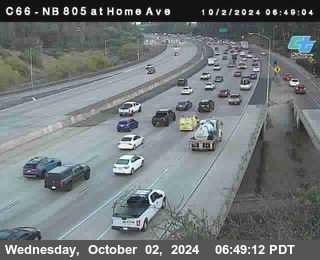 NB 805 at Home Ave (On Ramp)