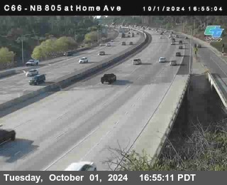 NB 805 at Home Ave (On Ramp)