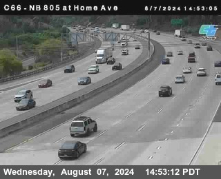 NB 805 at Home Ave (On Ramp)