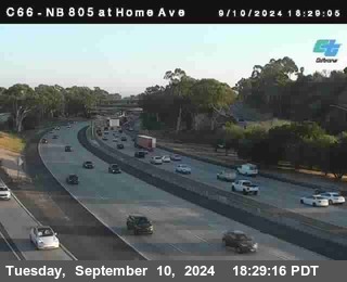 NB 805 at Home Ave (On Ramp)