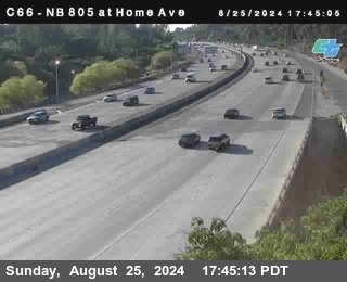 NB 805 at Home Ave (On Ramp)