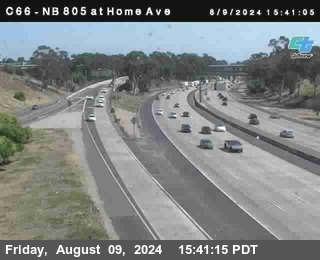 NB 805 at Home Ave (On Ramp)