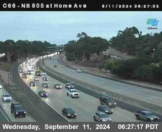 NB 805 at Home Ave (On Ramp)