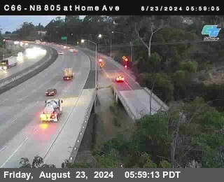 NB 805 at Home Ave (On Ramp)