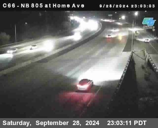 NB 805 at Home Ave (On Ramp)