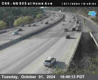 NB 805 at Home Ave (On Ramp)