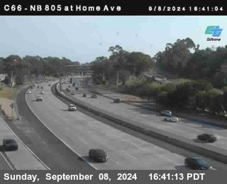 NB 805 at Home Ave (On Ramp)