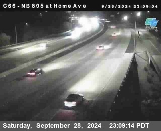 NB 805 at Home Ave (On Ramp)