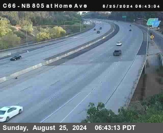 NB 805 at Home Ave (On Ramp)