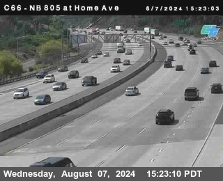 NB 805 at Home Ave (On Ramp)