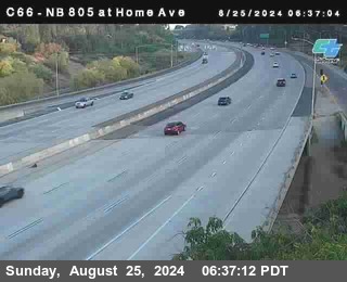 NB 805 at Home Ave (On Ramp)