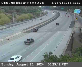 NB 805 at Home Ave (On Ramp)