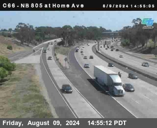 NB 805 at Home Ave (On Ramp)