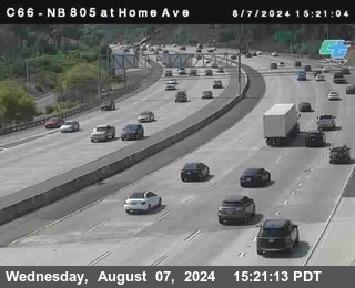 NB 805 at Home Ave (On Ramp)