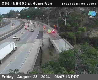 NB 805 at Home Ave (On Ramp)