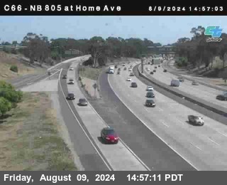 NB 805 at Home Ave (On Ramp)