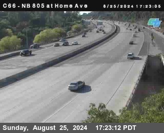 NB 805 at Home Ave (On Ramp)