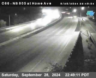 NB 805 at Home Ave (On Ramp)