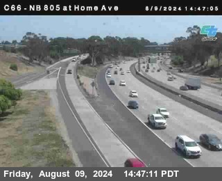 NB 805 at Home Ave (On Ramp)