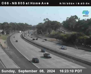 NB 805 at Home Ave (On Ramp)