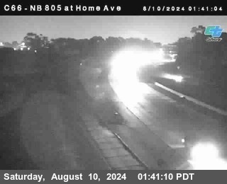 NB 805 at Home Ave (On Ramp)