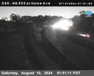 NB 805 at Home Ave (On Ramp)